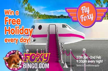 Foxy Bingo - Win a Free Holiday Promotion